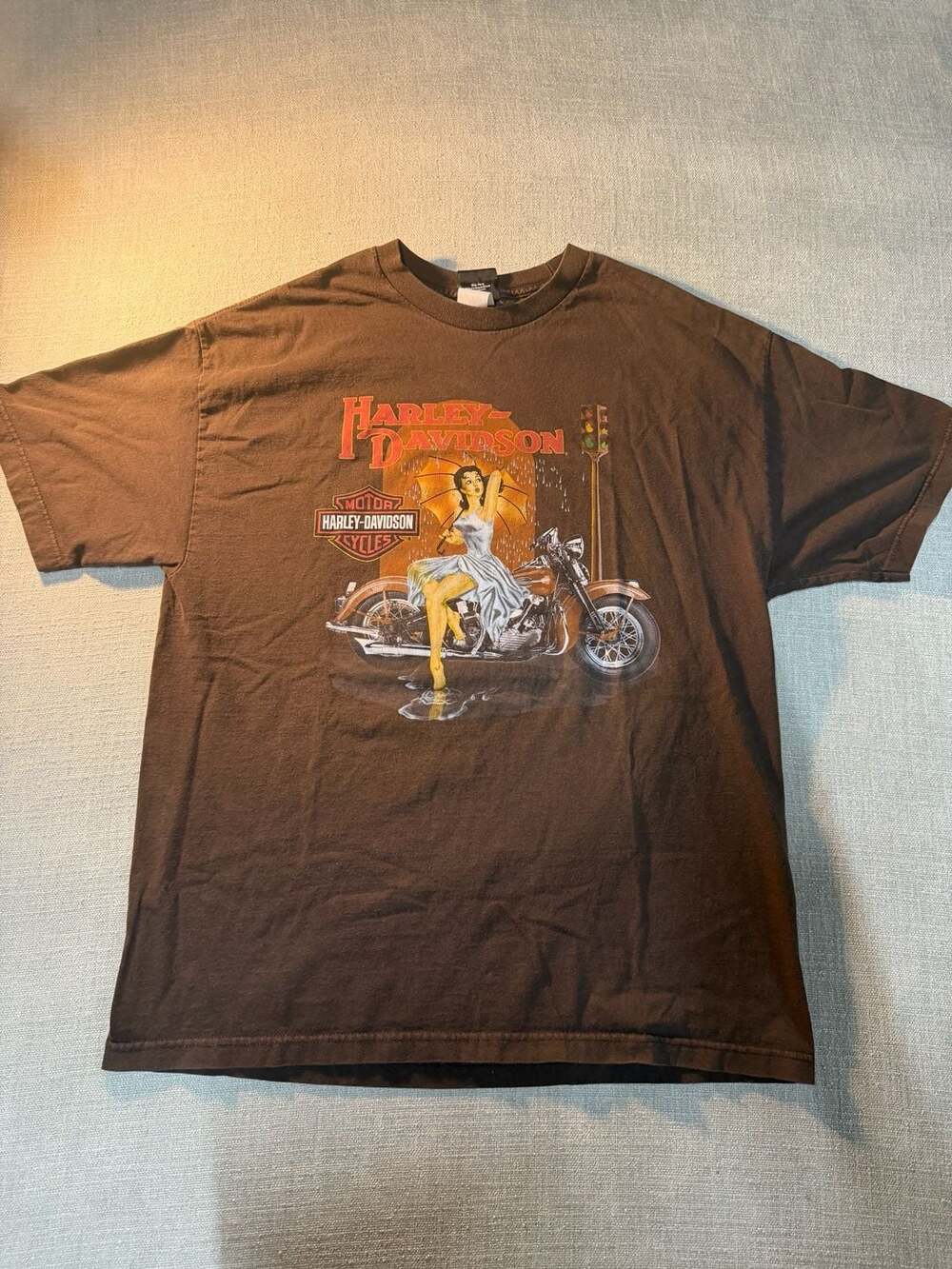 Harley-Davidson Fort Lauderdale Florida Pinup Girl Graphic T-Shirt